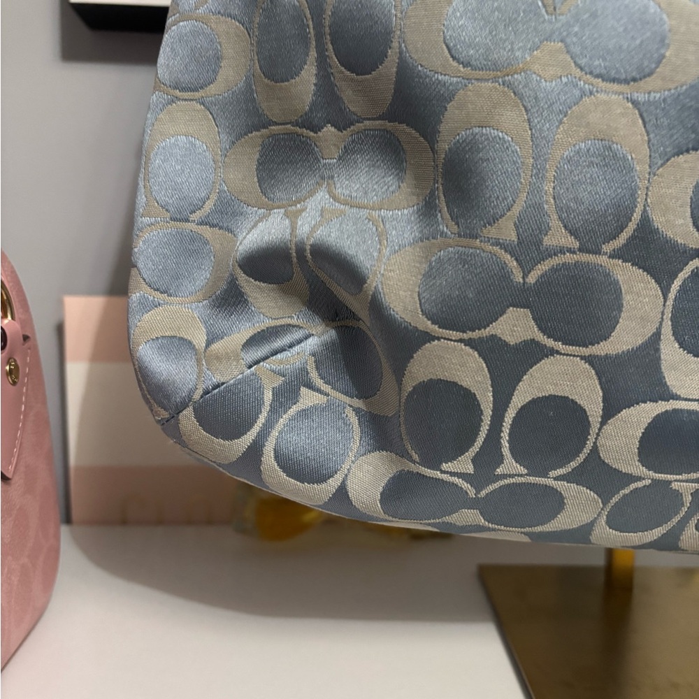 Sold
Coach Blue Patterned Shoulder Bag - Picture 8 of 10